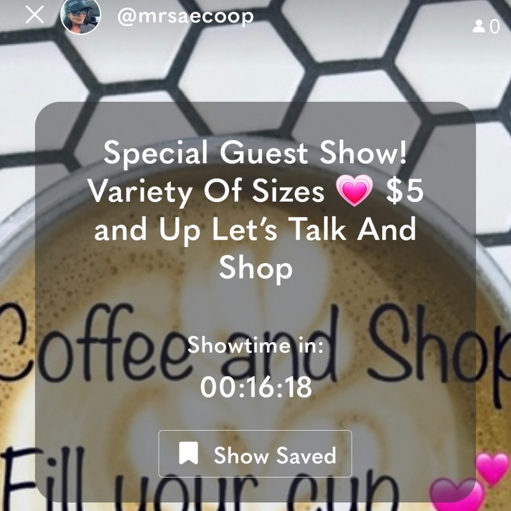 Join me live @mrsaecoop